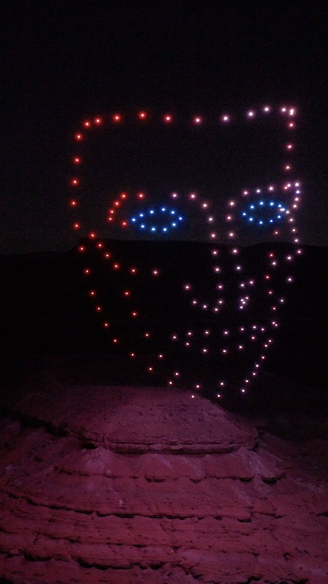 DroneShowDotCom's tweet photo. When was the last time you stared at the night sky, mesmerized by something as simple—and as complex—as lights weaving tales above? Drone shows have taken the ancient art of storytelling and elevated it—literally.

https://t.co/pCWg8tx6u1 https://t.co/rpHC8mPTqJ