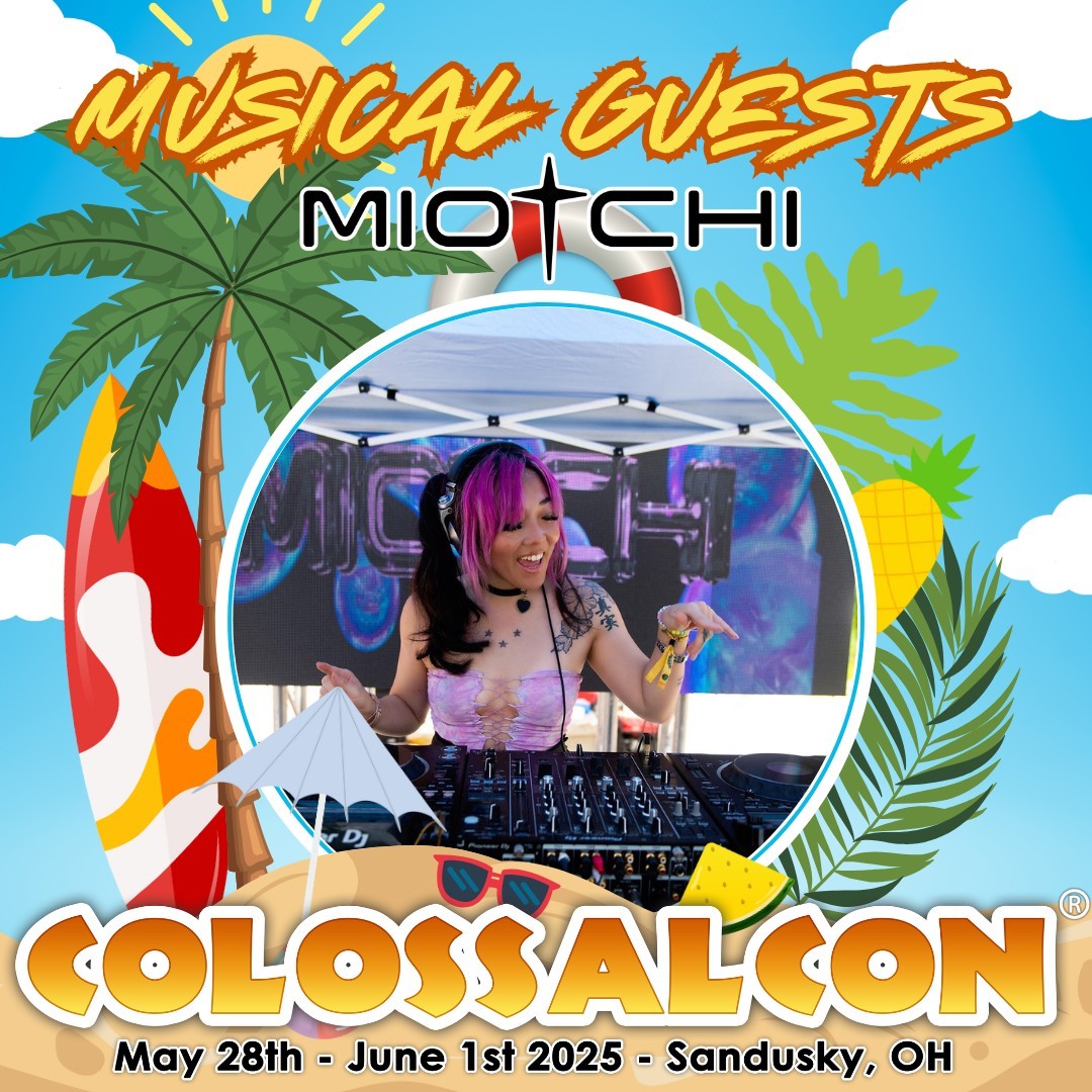 ColossalCon's tweet photo. Colossalcon Prime DJ Announcement: Miotchi
https://t.co/NYkuLxU6ob
Get your tickets today!
https://t.co/Hzmy3Eahxw
#Miotchi #MioSoul #DJMio #animerave #ravesanduskyoh #ColossalconRave #animeravesandusky #waterparkrave #colossalcon #colossalcon2025 #colossalconprime https://t.co/iMx1PbRPtE