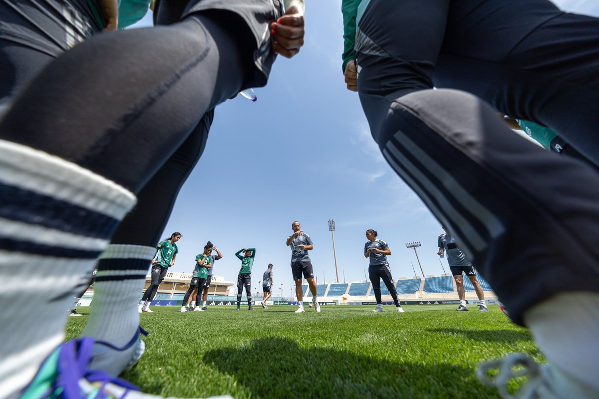 Llcortes14's tweet photo. An intense week of hard work, learning, and growth in Khobar.
The matches confirmed we’re on the right path💪 The progress is clear, but we know there’s more work ahead to arrive at our strongest for the June #AFCQualifiers.
This is just the beginning😏
 @saff_wfd https://t.co/NCSgLuPpIa