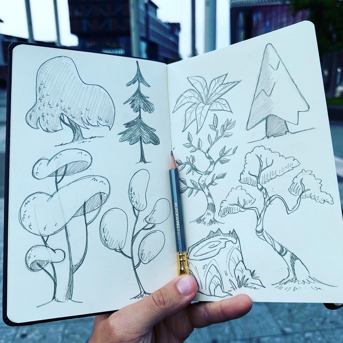 Lets draw some nature! Starting with some trees. A thread full with tutorials to draw backgrounds. 