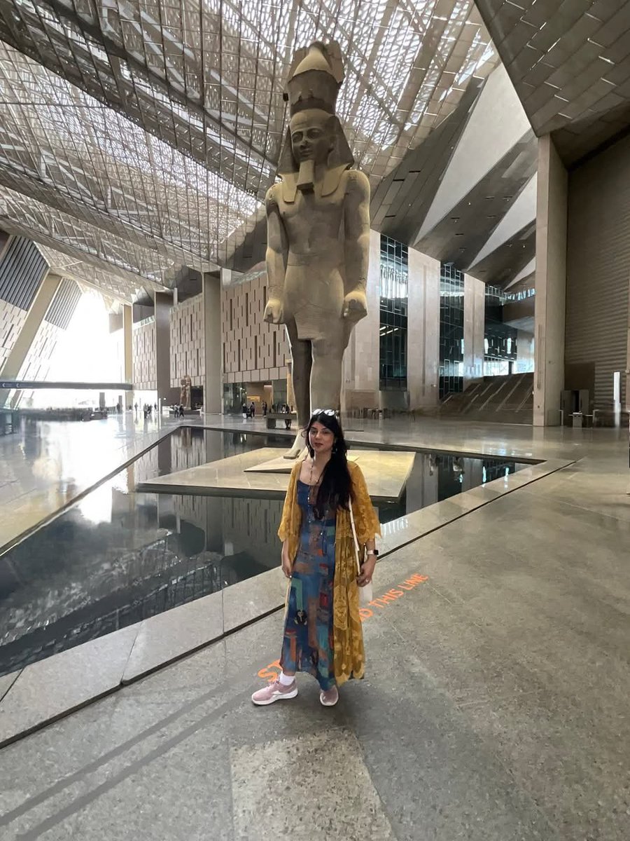 Back in #Cairo and I have finally made it to The Grand Museum since 2013. I first visited back then when the labs were open and Tur's objects were being conserved! I am speechless.
#TheGrandEgyptianMuseum #Egypt #Misr #Museum #Egyptology