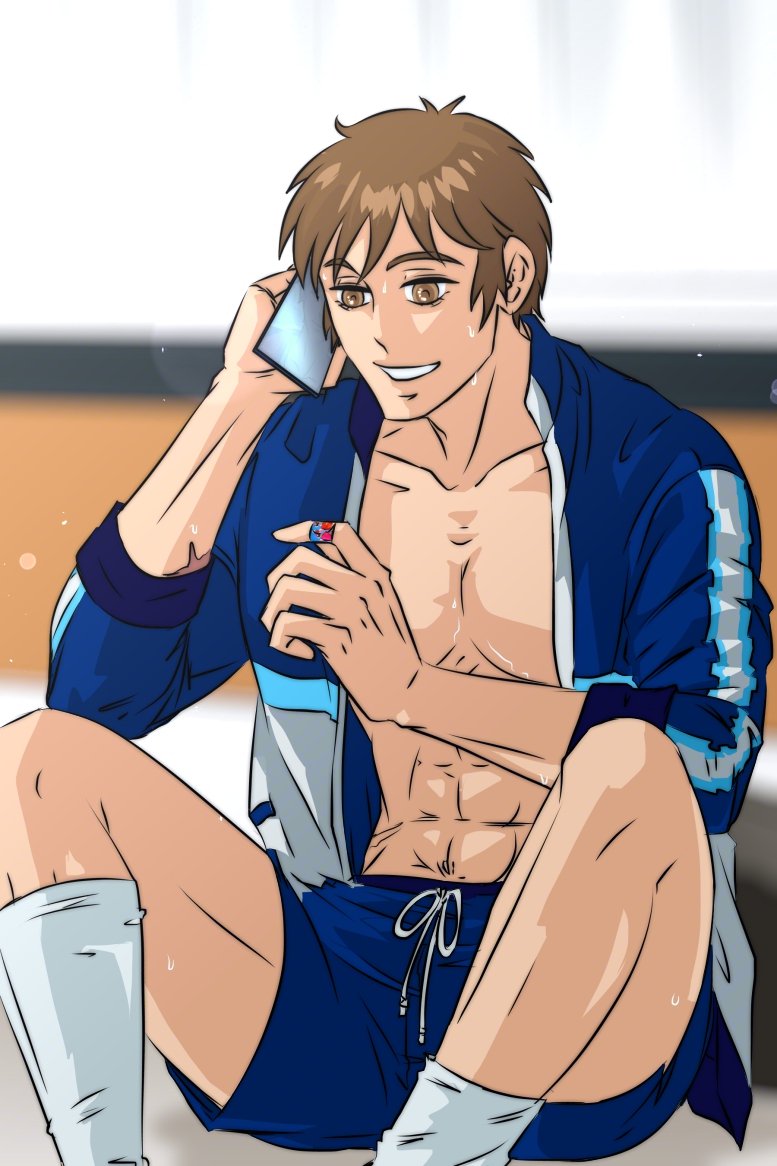 LoveMacabre's tweet image. 🌻Happy belated Bday Shingo!🌻
#shingoyabuki #kof #ShingoWeek2025 #矢吹真吾 #LoveReplica 
(No time to draw something new, all I'm posting/will post is old unpublished art.)