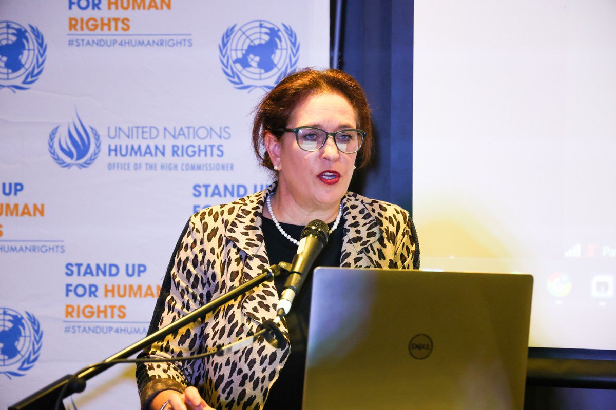 ohchr_sa's tweet photo. .Sharlene Cassel, SADA Chair “For those of us with disabilities, climate change is not only an environmental issue — it is a justice issue. Persons with disabilities are often at greater risk of displacement and exclusion during disaster response. #UNPRPD 🇿🇦#StandUp4HumanRights https://t.co/amhlnIDz8u