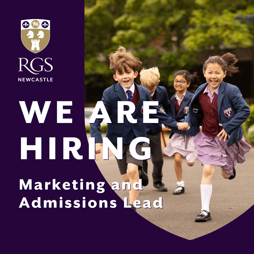 We have an exciting new opportunity to take a leading role in shaping the future of Admissions at RGS Newcastle!

Find out more and apply below👇
rgs.newcastle.sch.uk/join-us/work-w…

#AdmissionsJobs #MarketingJobs #CareersNorthEast #JoinOurTeam