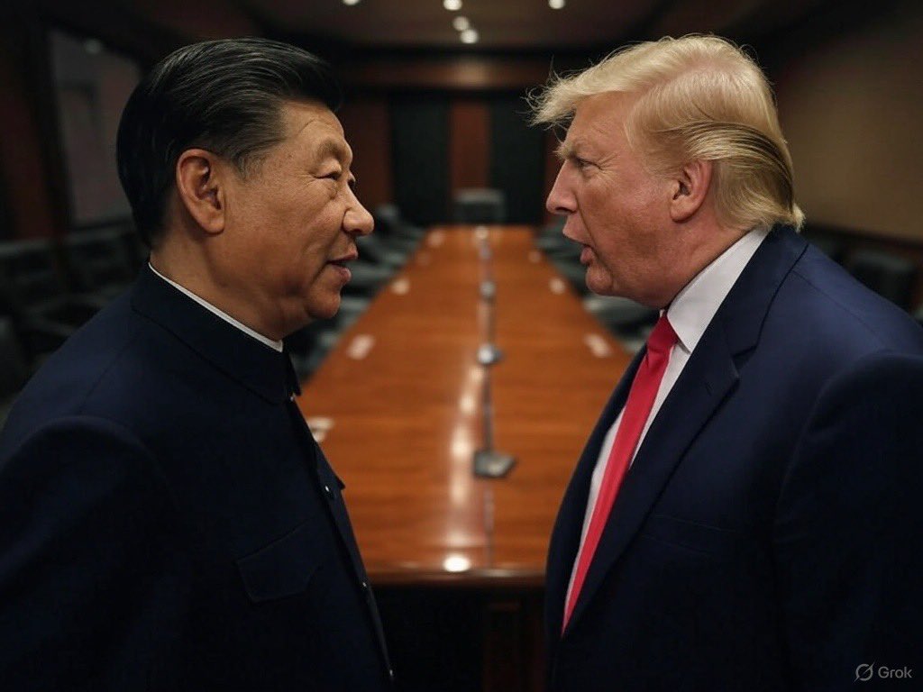 „50% Zoll.“

„Für euch 100% Zoll.“

„Dann kriegt ihr 200% Zoll!“

„Eine Millionen Prozent Zoll!!!“

„Unendlich Zoll!!!!!“

„Zweimal Unendlich Zoll!!!!!“

„Unendlich Unendlich Zoll!!!!!!!“