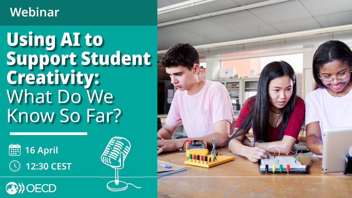Will AI support student's creativity, or will it limit their skills?

Many educators are being faced with this question. Find out what the research says in our upcoming webinar.

📅 16 April
⏰ 12:30 CEST

Learn more and sign up here bit.ly/4i5Bzfy