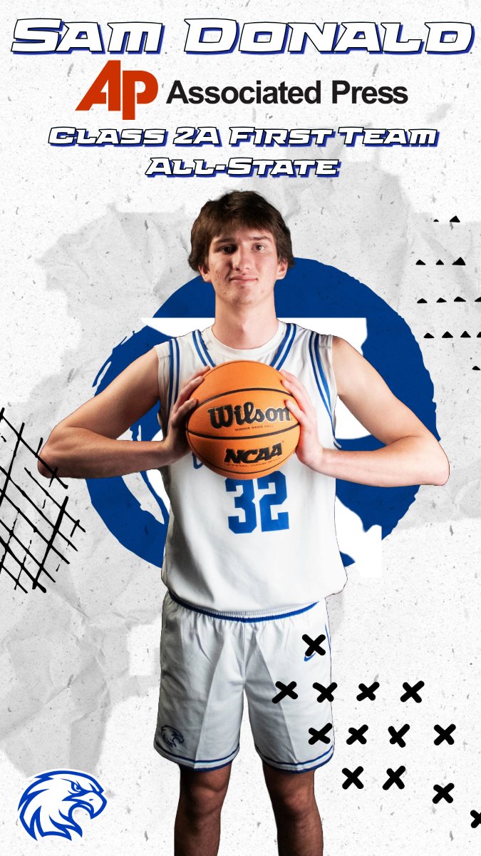 Another recognition for CHS Senior Sam Donald. 

Congratulations to Sam for being selected to the AP Class 2A All-State Basketball team!