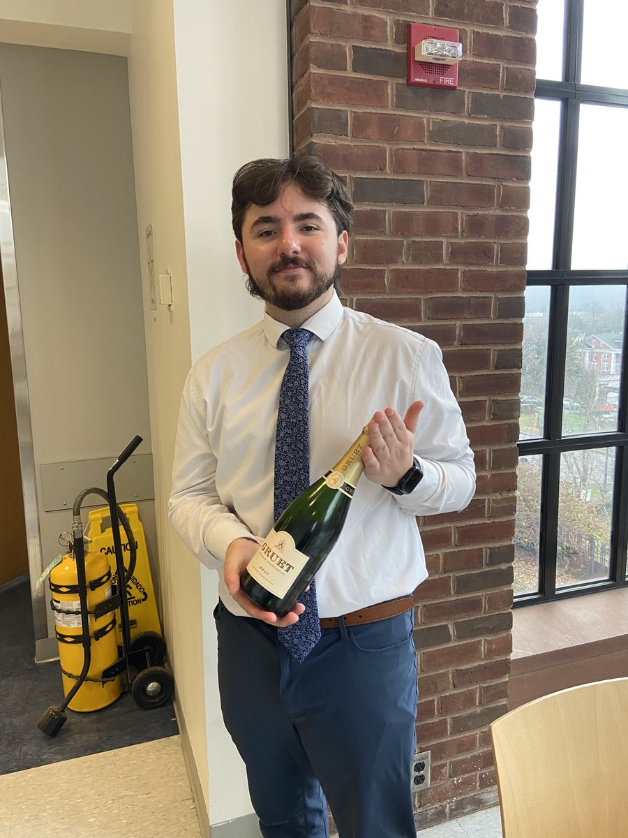 That's 2/2 for 2nd-year qualifying exams! Congrats to JP Webster on candidacy!