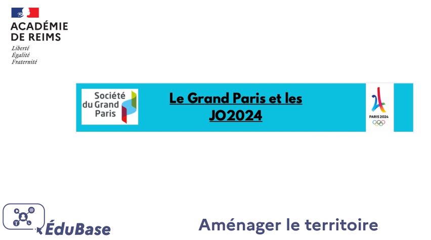 [Scénario pédagogique #Édubase] 
☑️ Aménager le territoire : le #GrandParis et les #JO2024
☑️ Une proposition pédagogique de l'<a href="/AcReims/">Académie de Reims</a> 
☑️ Analyse de documents pour rédiger en groupe avant dépôt sur un espace en ligne
edubase.eduscol.education.fr/fiche/22975
