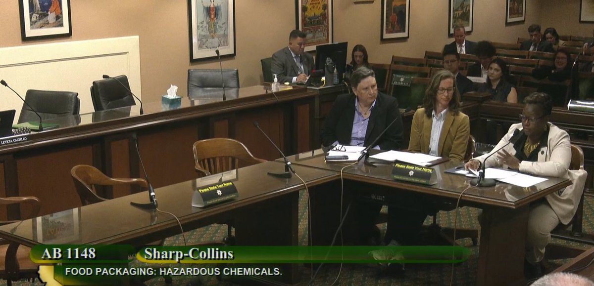 CALPIRG (@calpirg) on Twitter photo Happy to report that #AB1148 to ban toxic food packaging passed the Asm Environmental Safety Committee. Thank you <a href="/AsmLaShae/">Dr. LaShae Sharp-Collins</a> for your leadership. As you said, “Together we can create a safer, healthier California where the food we use everyday supports our wellbeing” <a href="/BCPPartners/">Breast Cancer Prevention Partners BCPP</a> Happy to report that #AB1148 to ban toxic food packaging passed the Asm Environmental Safety Committee. Thank you <a href="/AsmLaShae/">Dr. LaShae Sharp-Collins</a> for your leadership. As you said, “Together we can create a safer, healthier California where the food we use everyday supports our wellbeing” <a href="/BCPPartners/">Breast Cancer Prevention Partners BCPP</a>