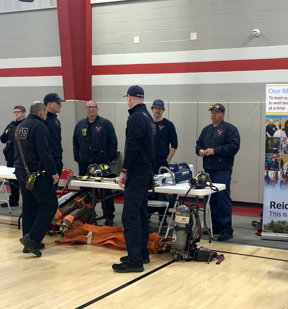 tra_caldwell's tweet photo. CHS had our Eastern Indiana Works Career Fair - thanks to all involved in this event for our students ❤️ #CHSSpartanPride #FCSCSpartanPride https://t.co/grX42U3ihD