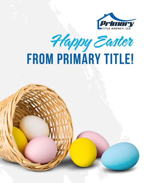 primarytitle130's tweet photo. Easter is a time of joy, renewal, &amp; celebration! Whether you're hunting for eggs, enjoying a spring feast, or simply spending time w/ loved ones, we hope your day is filled with happiness and warmth.

From all of us at Primary Title, we wish you a beautiful Easter Sunday! https://t.co/06Z0oPCVgB