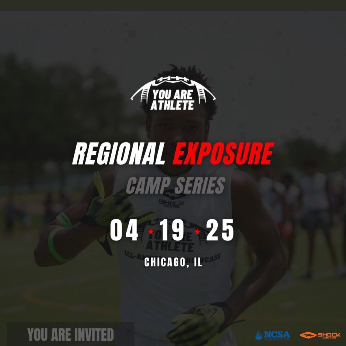 Thankful to receive a camp invite from <a href="/youareathlete/">You Are Athlete</a> looking forward to it!