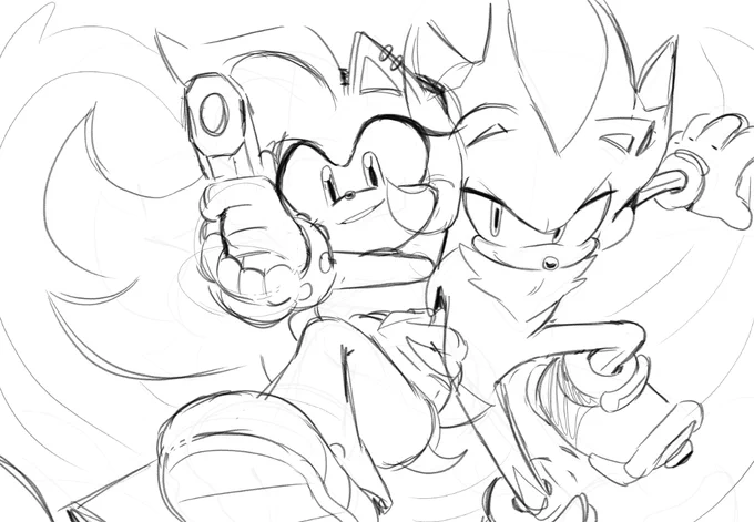 Sketch for @sailorspades :) 
