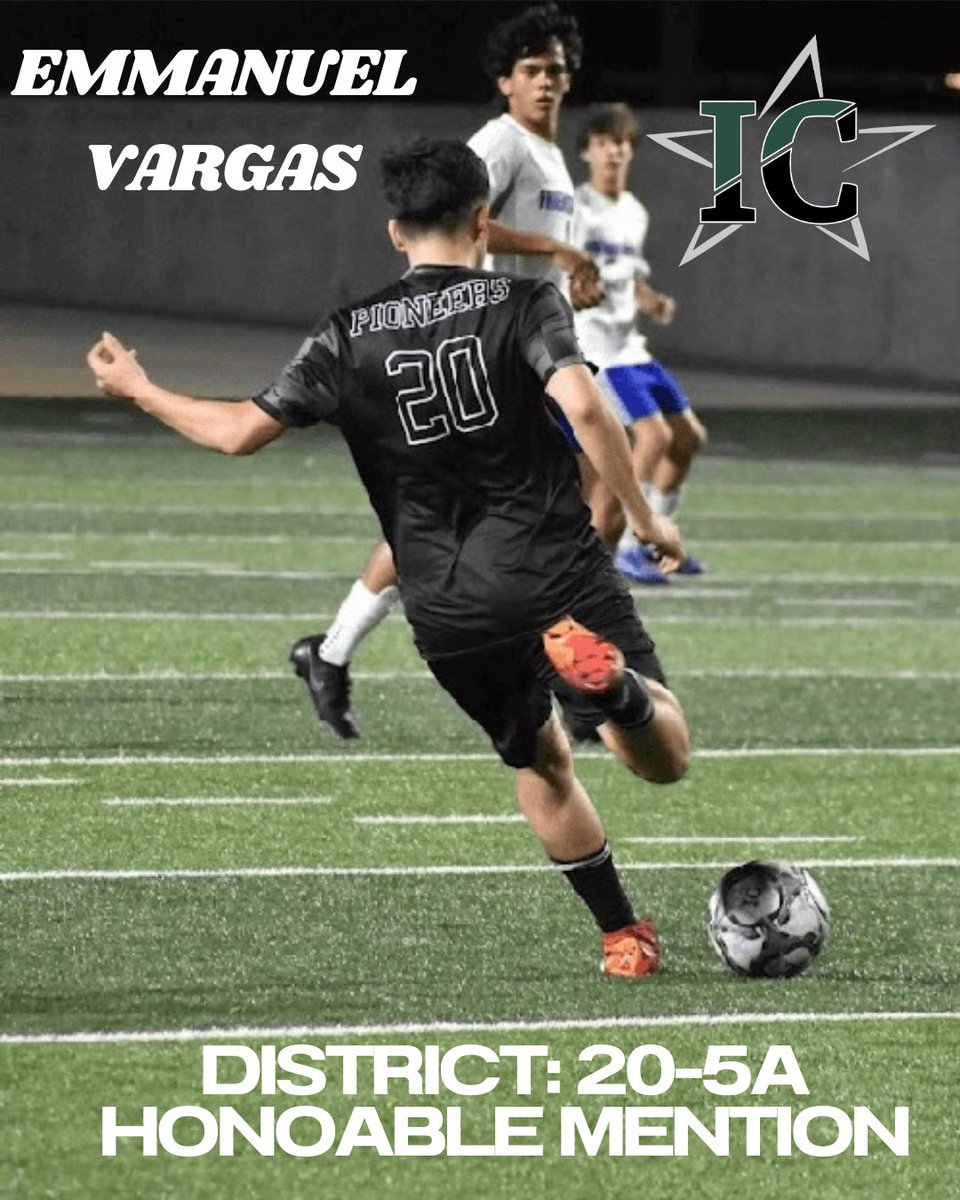 Iowa Colony Mens Soccer (@ic_pioneersmsoc) on Twitter photo I am so proud of the following individuals for their accomplishments this season!! Please congratulate these gentlemen when you see them!!!
District 20-5A: Honorable Mentions
<a href="/IowaColonyHS/">IowaColonyHS</a> <a href="/ICHSBOOSTER/">Iowa Colony HS Athletic Booster Club πππ£πβΎοΈβ½οΈ</a> I am so proud of the following individuals for their accomplishments this season!! Please congratulate these gentlemen when you see them!!!
District 20-5A: Honorable Mentions
<a href="/IowaColonyHS/">IowaColonyHS</a> <a href="/ICHSBOOSTER/">Iowa Colony HS Athletic Booster Club πππ£πβΎοΈβ½οΈ</a>