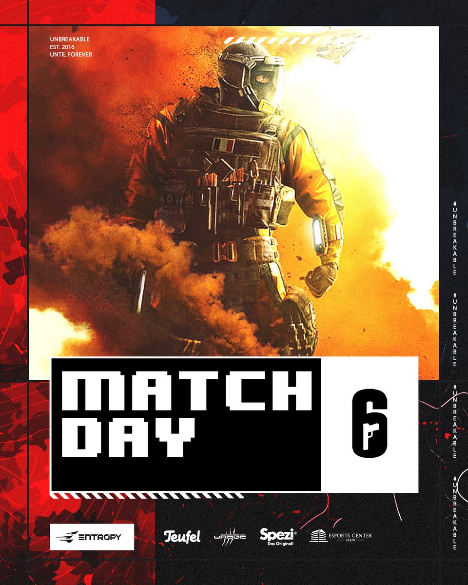 Entropy (@entropygaming) on Twitter photo Spontan aber auch in #RainbowSixSiege geht's heute Abend zur Sache. Ein weiterer Spieltag beim <a href="/RSXPL/">RSX Events</a> Major! 🔥
🆚 <a href="/BlindOwlsGG/">Blind Owls Esports</a> Aspire
🕖 20:00 | Best-of 3
#unbreakable Spontan aber auch in #RainbowSixSiege geht's heute Abend zur Sache. Ein weiterer Spieltag beim <a href="/RSXPL/">RSX Events</a> Major! 🔥
🆚 <a href="/BlindOwlsGG/">Blind Owls Esports</a> Aspire
🕖 20:00 | Best-of 3
#unbreakable