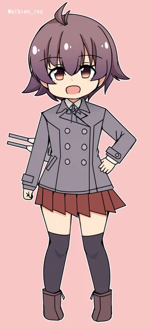 酒匂_私服modeです!1h50m#艦これ版深夜の真剣お絵描き60分一本勝負 #艦これ版真剣お絵描き60分一本勝負_20250409 