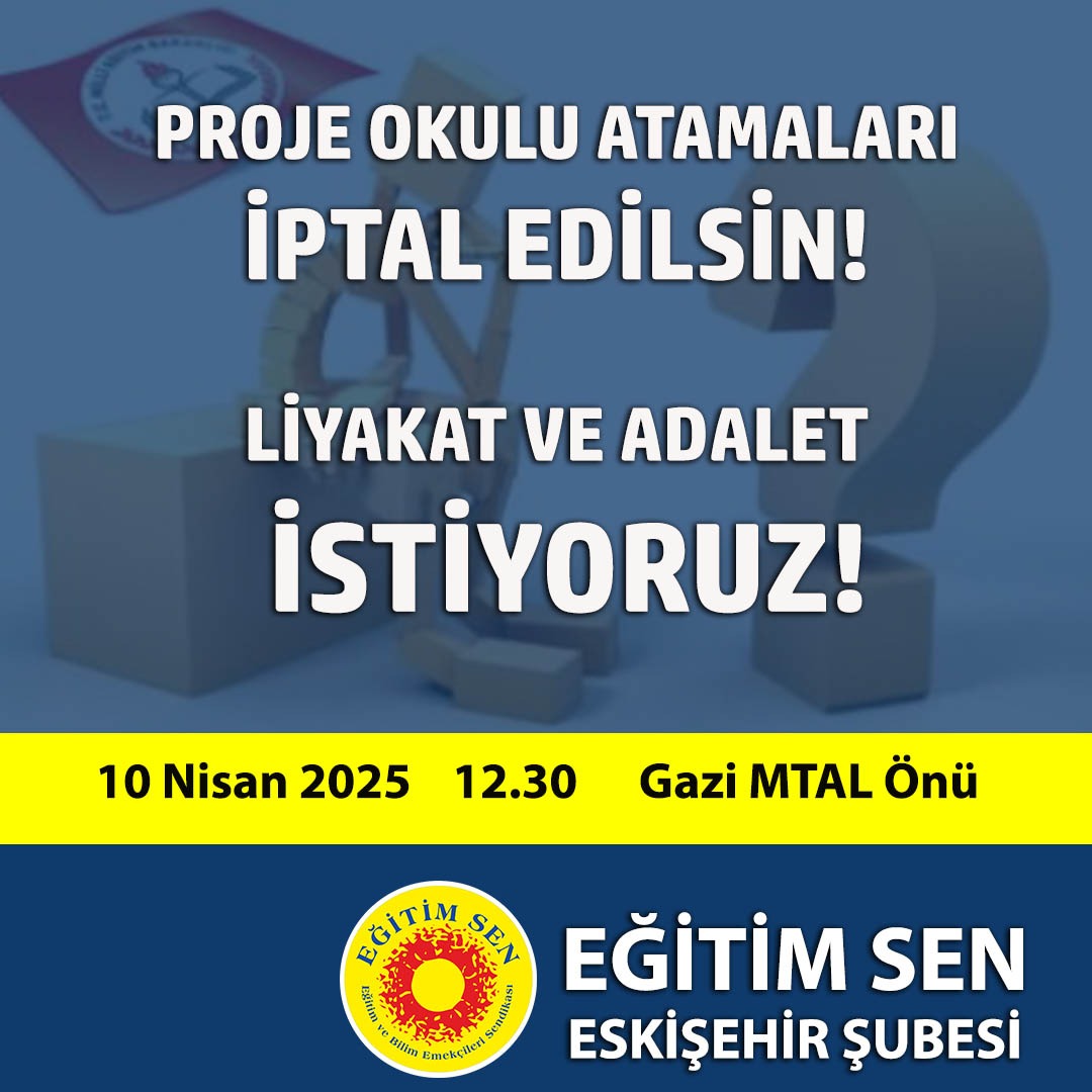 Liyakat ve adaletin bittiği yerde mücadelemiz başlar!  #TorpilDeğilLiyakat