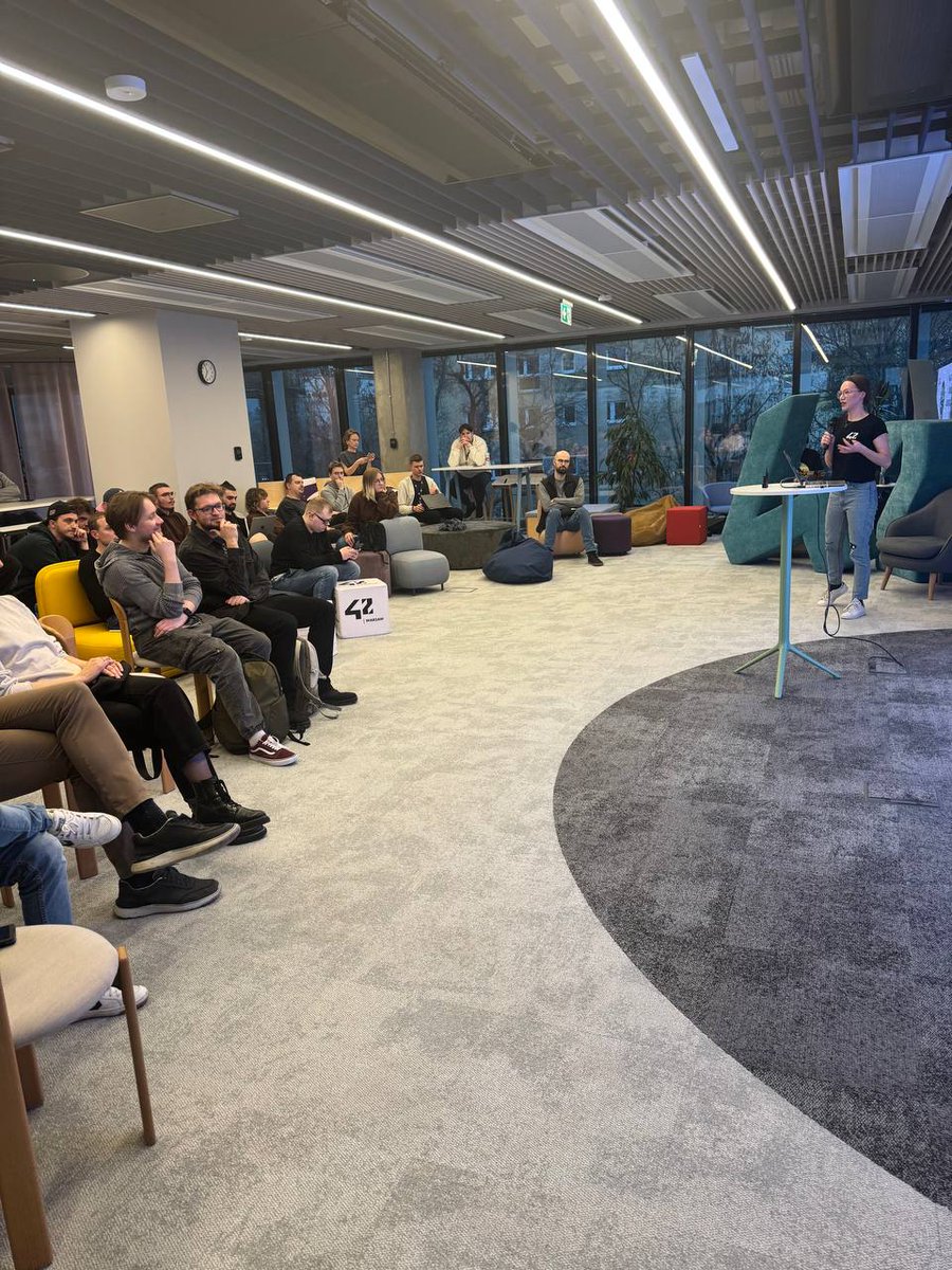 warsawjs's tweet image. 💬 Tech is not enough: how soft skills became ‘power skills’ — Aleksandra Czetwertyńska brings the human side of dev to #WarsawJS meetup #125. Time to level up beyond code! 🚀🧠 #SoftSkills #PowerSkills #WebDev #JavaScript