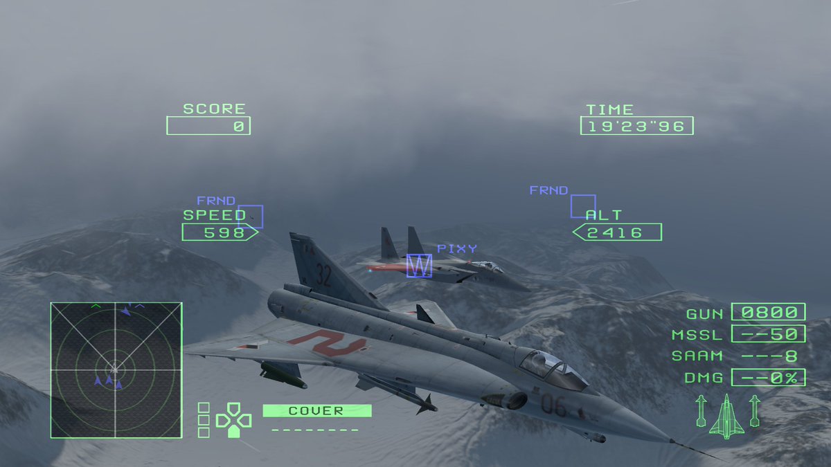 SuperOstrich's tweet photo. IT'S TIME

The #AceCombat Trilogy HUD Upgrade now supports Ace Combat Zero!

Now all 3 of these classic PS2 titles can now be played with HUD that's 8x the resolution of the original, making them look at home on modern displays.

Link in replies.

#エースコンバット #ACEZ https://t.co/YB458bFKDt