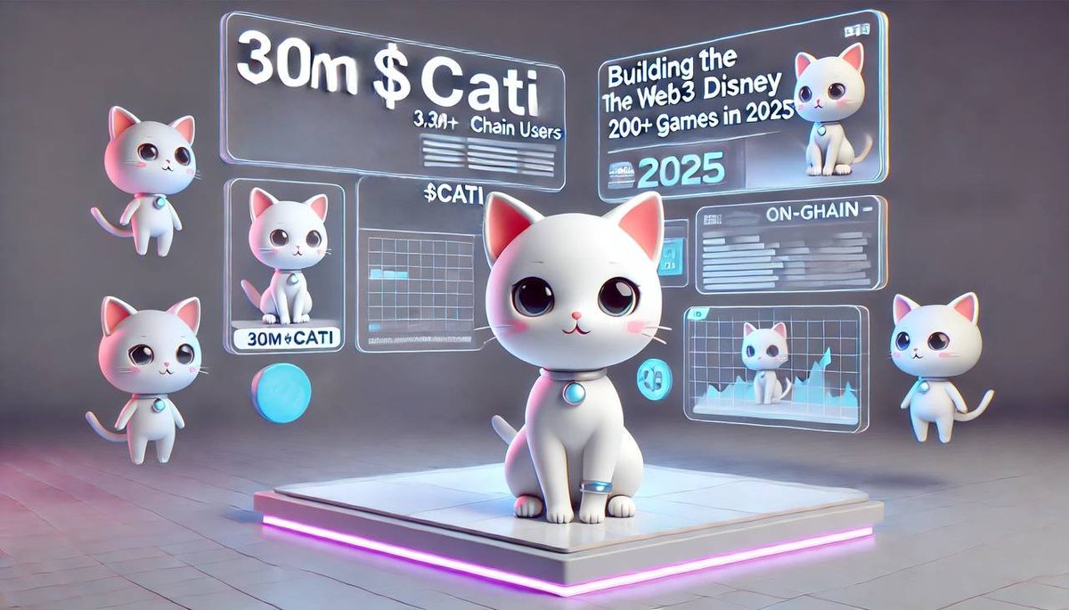 Catizen (@catizenai) on Twitter photo ๐ข <a href="/Cointelegraph/">Cointelegraph</a> : Catizen token consumption exceeds 30 million, aims to build โWeb3 Disneyโ with over 200 games ๐ฅ๐ฎ
๐ชCatizen saw over 30M $CATI tokens consumed in Q1, marking a 3.5x QoQ increase, with 3.3M+ on-chain users onboarded.
As the future โWeb3 Disney,โ Catizen will ๐ข <a href="/Cointelegraph/">Cointelegraph</a> : Catizen token consumption exceeds 30 million, aims to build โWeb3 Disneyโ with over 200 games ๐ฅ๐ฎ
๐ชCatizen saw over 30M $CATI tokens consumed in Q1, marking a 3.5x QoQ increase, with 3.3M+ on-chain users onboarded.
As the future โWeb3 Disney,โ Catizen will