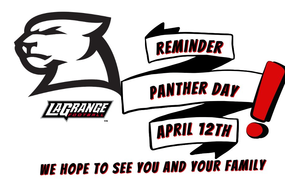 My family and I will be back on campus April 12th for Panther Day!