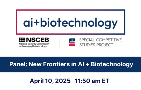 AtomicAICo's tweet image. We’re heading to Washington, D.C., tomorrow to join policymakers, technologists & industry leaders at the AI+ Biotechnology Summit. We are excited to be part of the conversation around shaping a national strategy for #AI-driven biotech innovation & security.