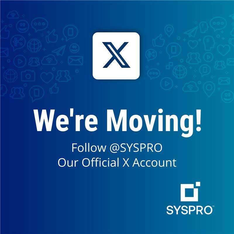📢 Heads up! This regional X account will soon be disabled. To stay updated with all things SYSPRO, make sure to follow <a href="/SYSPRO/">SYSPRO</a>, our official account. Don’t miss out—stay connected! 🚀 

#SYSPRO #OneCommunity #SayYesToNext