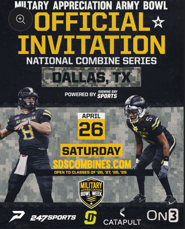 Mr_hof_'s tweet image. Thanks for the invite @USArmyBowl see you there. #AGTG #Upnow 
@Ericso1is @_CCoope7 @Ant__Wallace @Yk1kElite @TXTopTalent @TXRecruits @RivalsFriedman @adamgorney @catapultsports @SDSports
