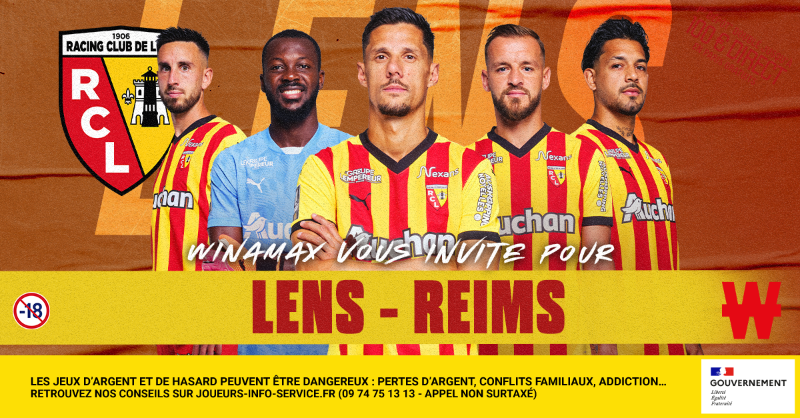 WinamaxSport's tweet photo. ⚽️ 1 lot de 2 places VIP est à gagner pour @RCLens - @StadeDeReims, vendredi 11/04 à 20h45 !

🎁 Pour participer : retweetez ce tweet, suivez @WinamaxSport et répondez avec votre pseudo Winamax.

👉 Tirage au sort demain à 10h00 !

📄 Règlement > https://t.co/GK4TmOZf3R https://t.co/n58A2Ah8k1