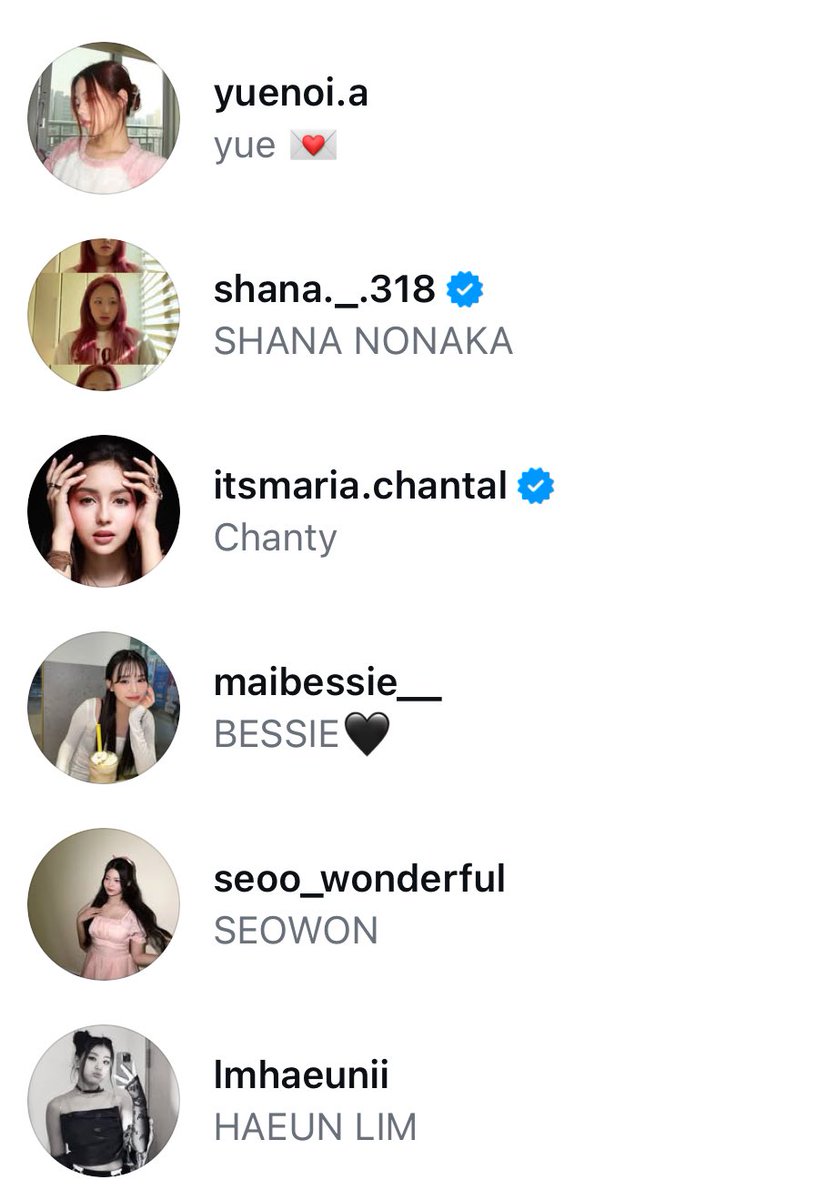 cinnamoroIIs's tweet photo. Everyone follow the girls’ personal ig accounts they’re all active there 😚 https://t.co/1WuRAP7Nl2