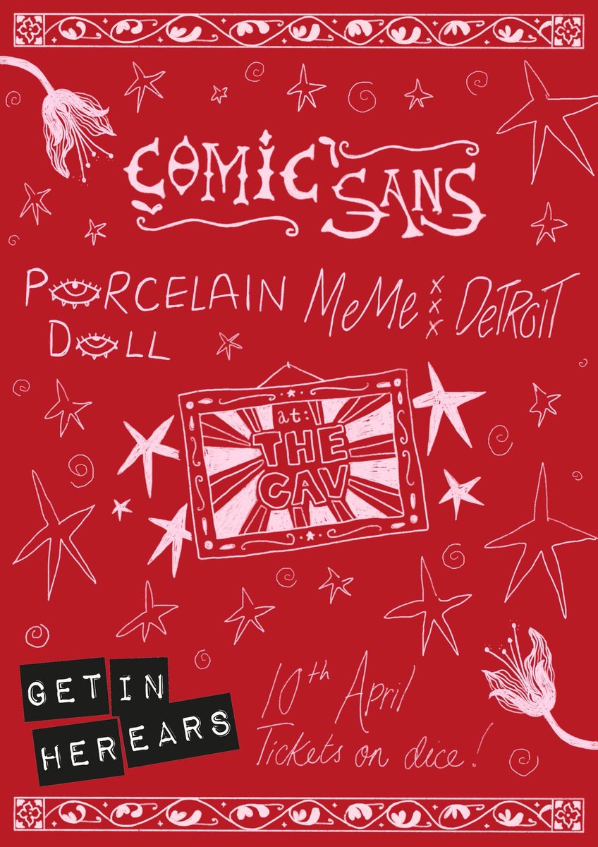 💥 Today's a great day to nab tickets for tomorrow's gig 💥Not only will you secure your place to see 3 incredible bands in the loveliest venue, but also you may just win a SNAZZY new tee if you buy yours now &amp; then come dressed to impress tomorrow! 

🎲🎟 link.dice.fm/7Z01rShBqSb?sh…