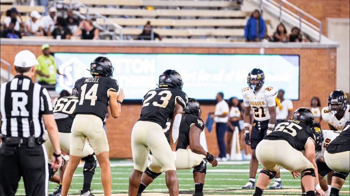 CPMizzell's tweet photo. We started this journey together at the age of 5. Your time is not done yet and you still have a lot of ball to play!

Coaches the kid is a leader, makes every throw in and out of the pocket.  Makes plays with his legs! High GPA, great character! Don’t hesitate to reach out! https://t.co/uAps301fQV