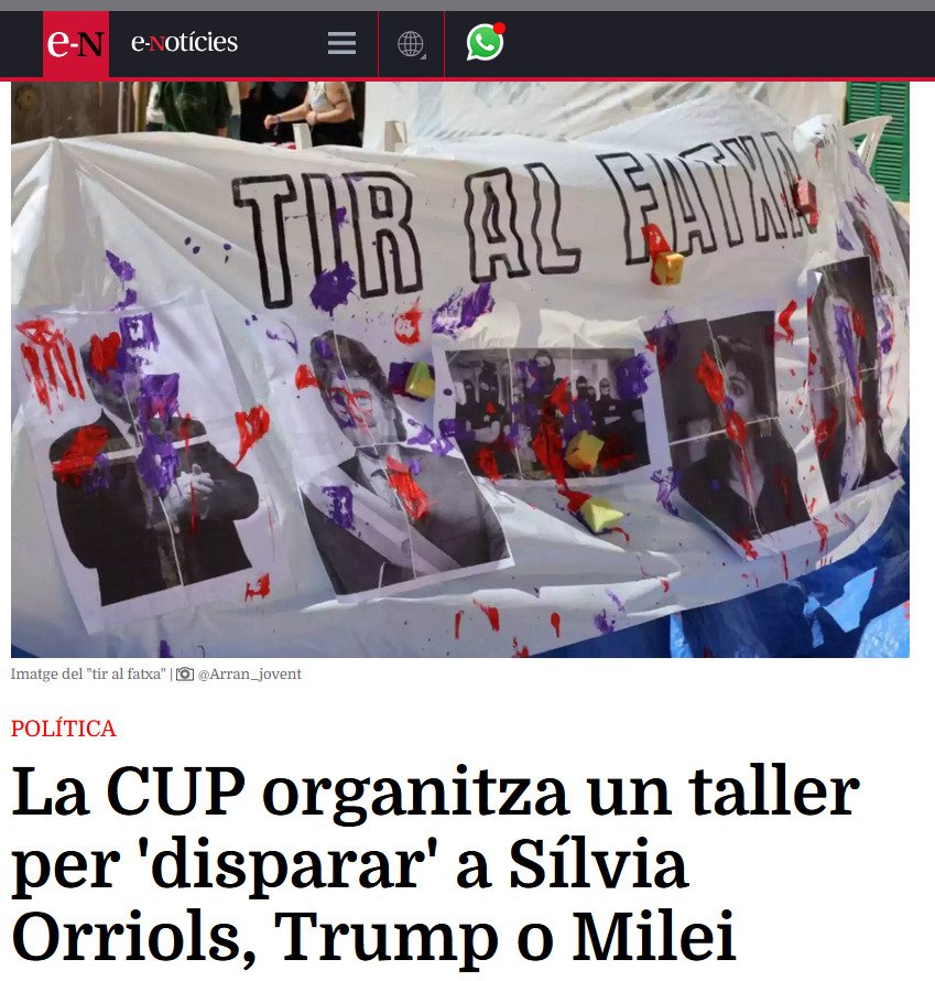 En el medio de la pancarta Núcleo Nacional.

Por esto les investigarán por delito de odio, o eso es solo aplicable para nosotros?