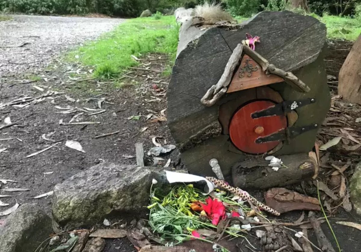 This sweet faery door in San Francisco's Golden Gate Park has gone missing. It was built by a carpenter and his son who encouraged people to leave letters inside the door for the faeries to assist with their troubles. These two wonderful men would secretly write back.
#upworthy