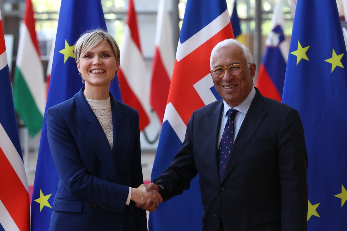 Iceland is an integral part of our European family. It was a great pleasure to welcome PM <a href="/KristrunFrosta/">Kristrún Frostadóttir</a> in Brussels. 

Iceland is working closely with the European Union in defending democracy and the rule-based international order. We also discussed how to deepen our