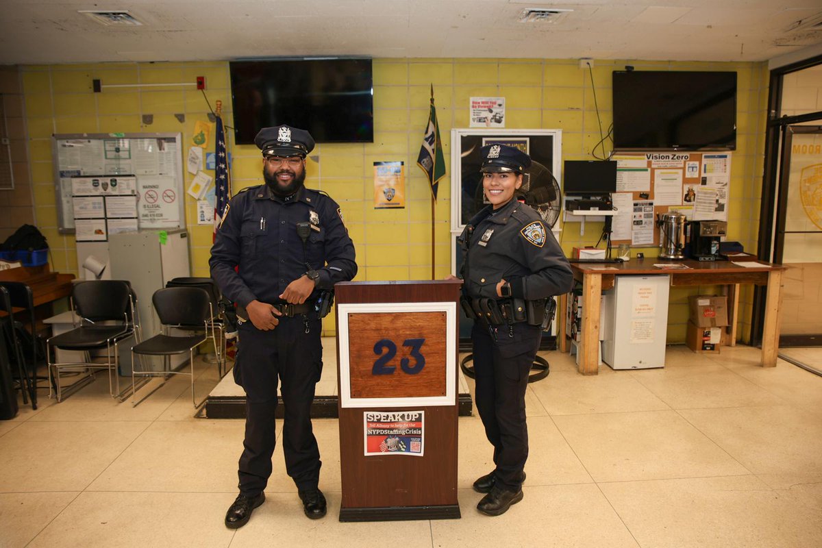 We would like to extend a heartfelt congratulations to Officer Sosa and Officer Sanchez-Zapata of the 23rd  Precinct for being honored with the Cop of the Month award for February 2025. Thank you for your dedication and bravery in protecting our community!