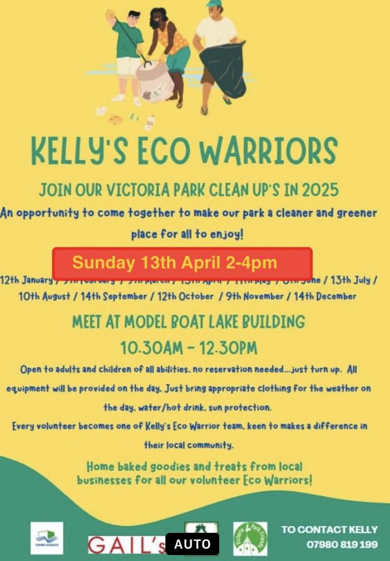 The litter pick this Sunday is a bit later than usual