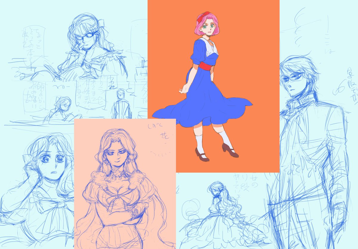 生存報告替わりですいませんね～
生きてますん　女の子ばっか描いてますん
別アカ作る予定でやんす