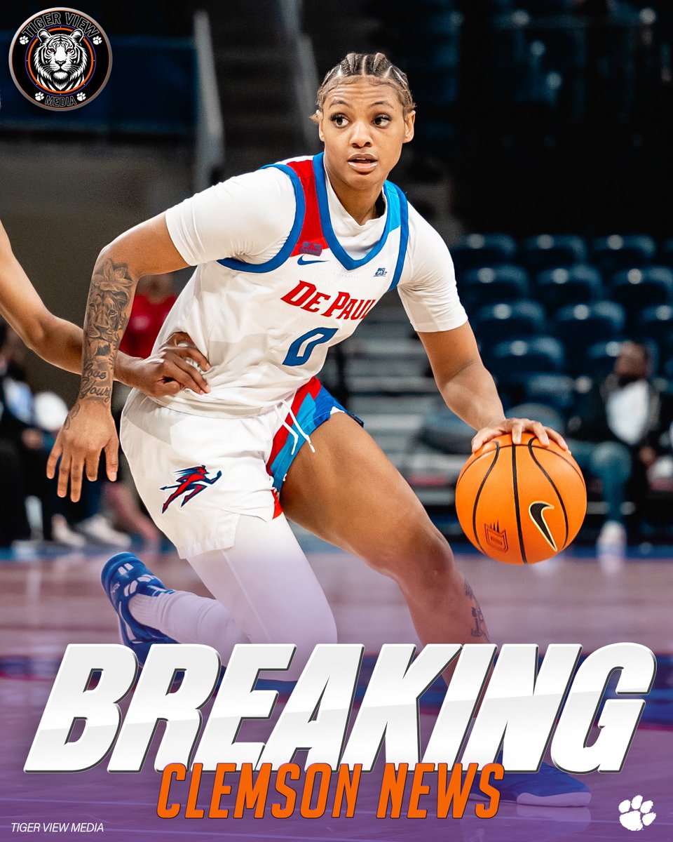 Clemson Women’s Basketball picks up another solid addition! Taylor Johnson-Matthews Guard Transfer from DePaul. Details at tigerviewmedia.com!