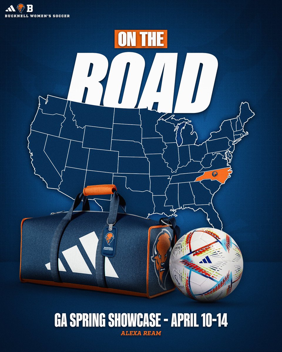 Bucknell Women’s Soccer (@bucknell_wsoc) on Twitter photo NC bound ✈️ for the <a href="/GAcademyLeague/">Girls Academy</a> Spring Showcase! Send us your schedules or drop them in the comments!
#FutureBison #rayBucknell NC bound ✈️ for the <a href="/GAcademyLeague/">Girls Academy</a> Spring Showcase! Send us your schedules or drop them in the comments!
#FutureBison #rayBucknell