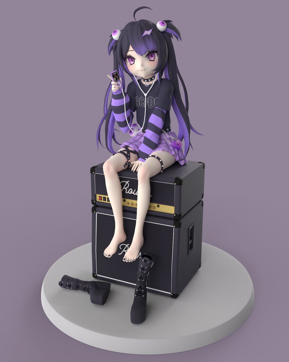 flutter_cookz's tweet photo. Hi #PortfolioDay, I make 3D models in anime style https://t.co/ZFCB1eXtDg