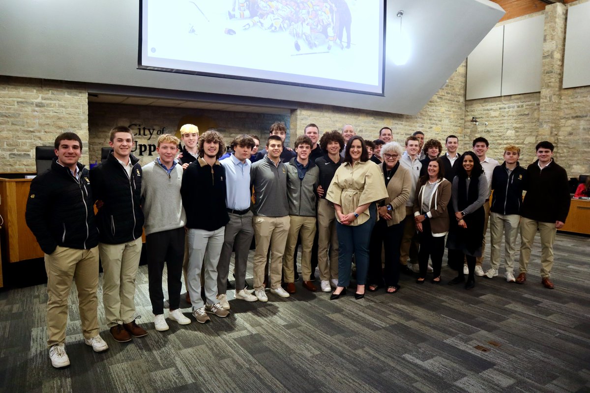At their April regular meeting, the Board of Education celebrated the UAHS ice hockey team for their 1st state title and recognized community volunteer Jim Flower for his fundraising efforts for the Richard Fryman tennis pavilion.

For more updates, visit uacs.fyi/April2025BOE.