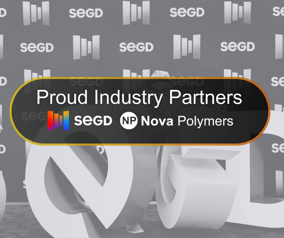 NovaPolymers's tweet photo. Nova Polymers is officially an industry partner with SEGD! 🤝 Learn more about the inspiring organization, its goals for our community, and how to join its mission, by tapping the link below:

📲 https://t.co/zpKjHc3an7 https://t.co/mxsZii1Q8M