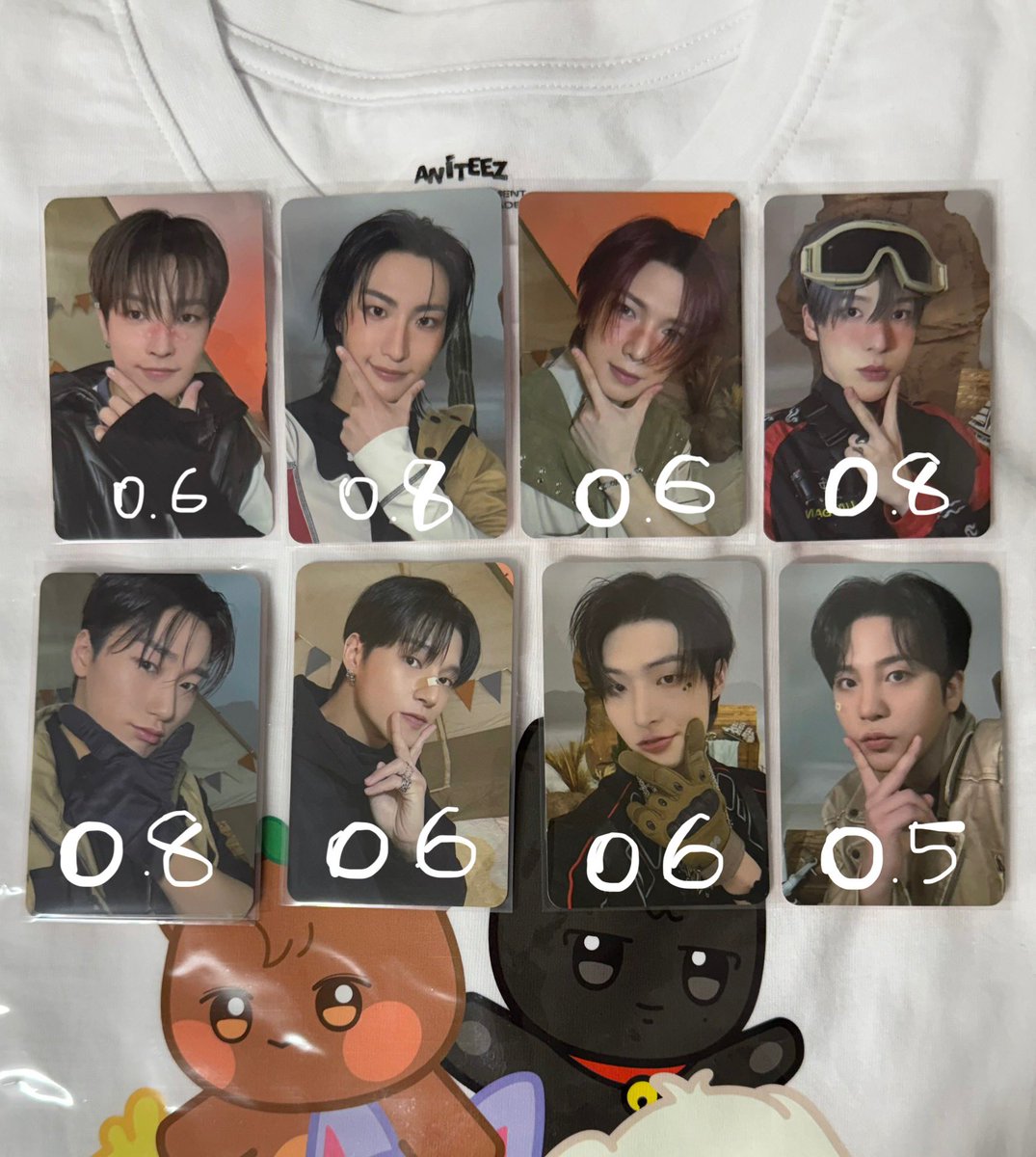 AeOob0's tweet photo. 에이티즈 애니티즈 팝업 엠디 트레카 특전 포카 양도 ATEEZ ANITEEZ TREASURE POP-UP

홍중 성화 윤호 여상 산 민기 우영 종호 판매 5만원 이벤트 미션 산덕이 떵별이 튜덩이  우요냥 헷몽이 뿅밍 쫑베어 hongjoong seonghwa yunho yeosang san mingi wooyoung jongho wts sell poca pc md https://t.co/pyTxocNYyB