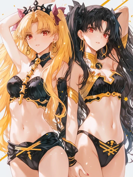 イシュタル&amp;エレシュキガル (Ishtar&amp;Ereshkigal)  #FGO #イシュエレ 