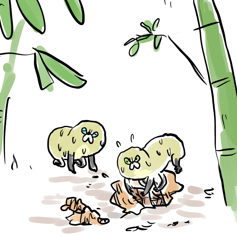 ムジーナVSたけのこ