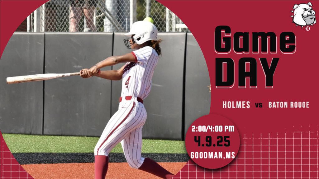 🚨GAMEDAY🚨 
Today’s doubleheader against BRCC will begin at 2pm!! #GoDogs 🐾🐾
📺: holmesccmedia.com  
White Channel