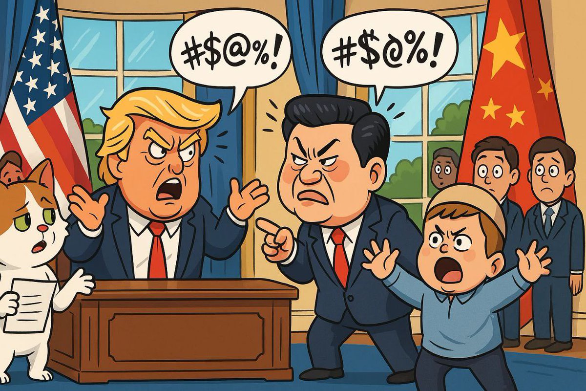 BarsikOnSolana's tweet photo. "Hasbulla, frustrated: 'Trump, Xi Jinping find a solution!'👊
The two keep arguing.
In the silence, Barsik watches.
He's already thinking how to save the world🕊️ https://t.co/ox8WFCvymw