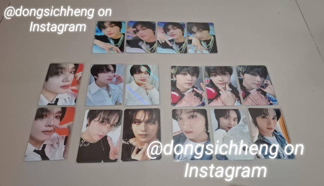 aalaayaaa's tweet photo. WANT TO SELL - PHOTOCARD 

Haechan, Jeno, doyoung, yujin, Sion, sakuya

🏷 OFFER ONLY
🛒 exc packing &amp; adm oren 15%
💬 bisa dicicil bayar nya ya, keep event bisa
🏠 semarang barat https://t.co/SSya3NnUdO
